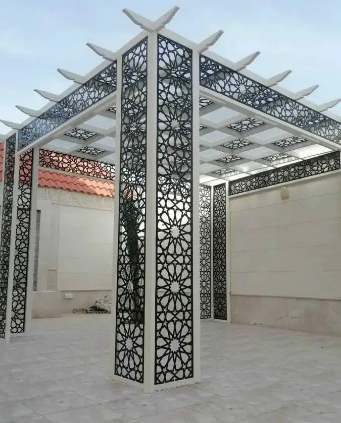تصميم-مظلات-ليزر-هندسية-الرياض تصميم مظلات ليزر هندسية في الرياض