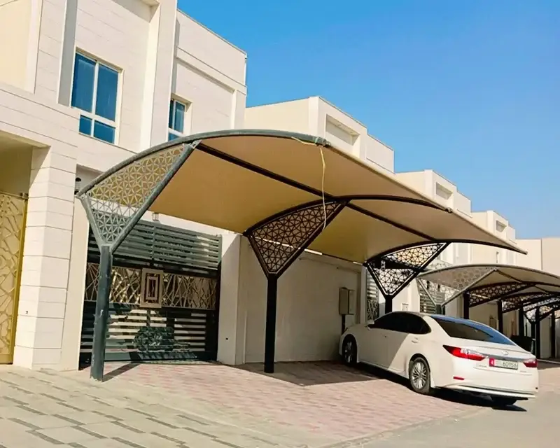 مظلات سيارات مودرن أنيقة في الرياض